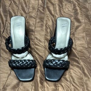 Worthington Elegant Black Braided Women's Sandals